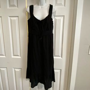 NWT Ann Taylor Loft Side ZIP Black Summer Dress 10